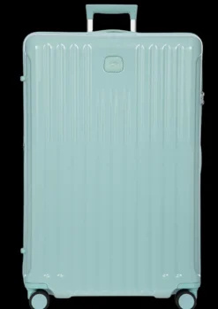 Brics Hardside Luggage-Positano Extra Large Monochrome Trolley 82cm - Light Blue