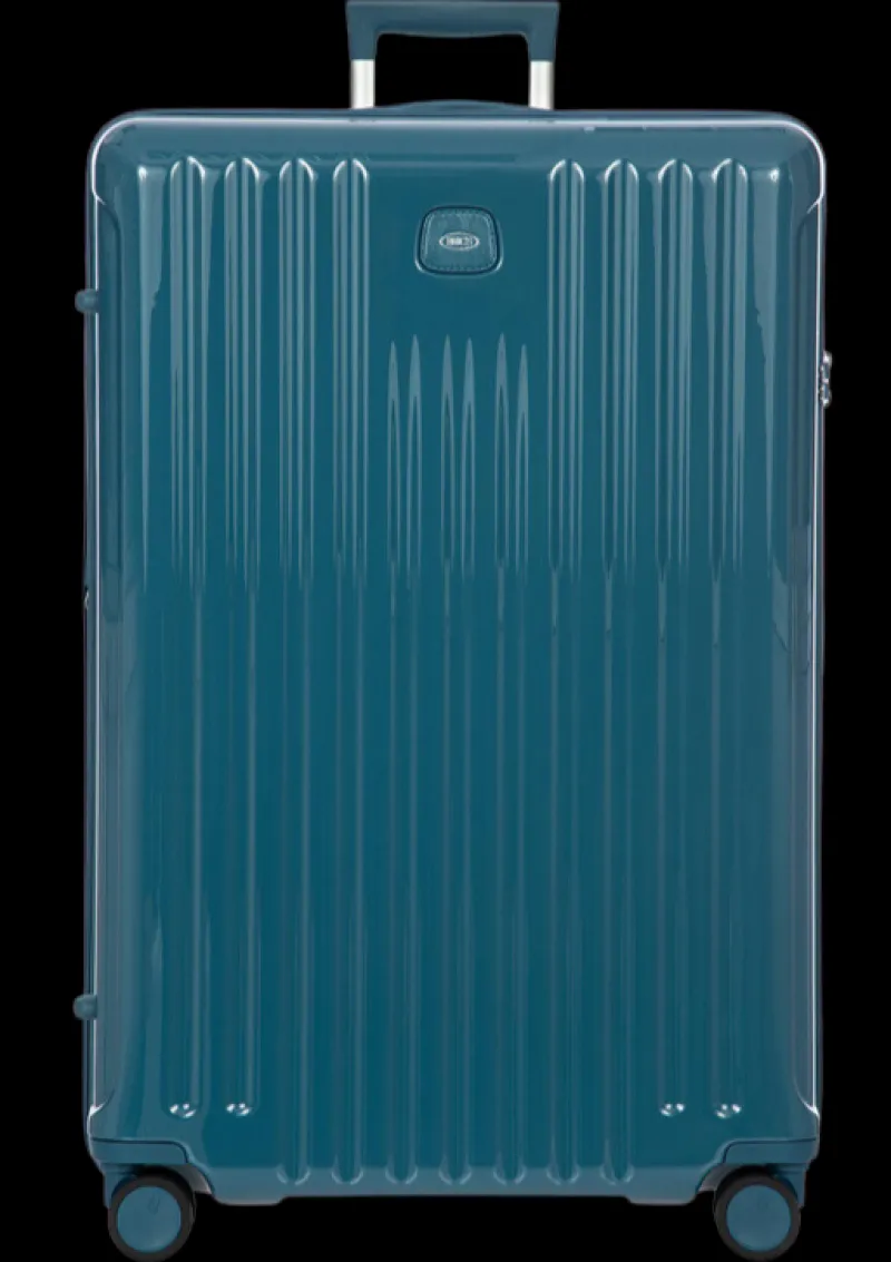 Brics Hardside Luggage-Positano Extra Large Monochrome Trolley 82cm - Sea Green