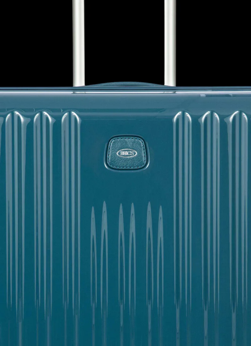 Brics Hardside Luggage-Positano Extra Large Monochrome Trolley 82cm - Sea Green