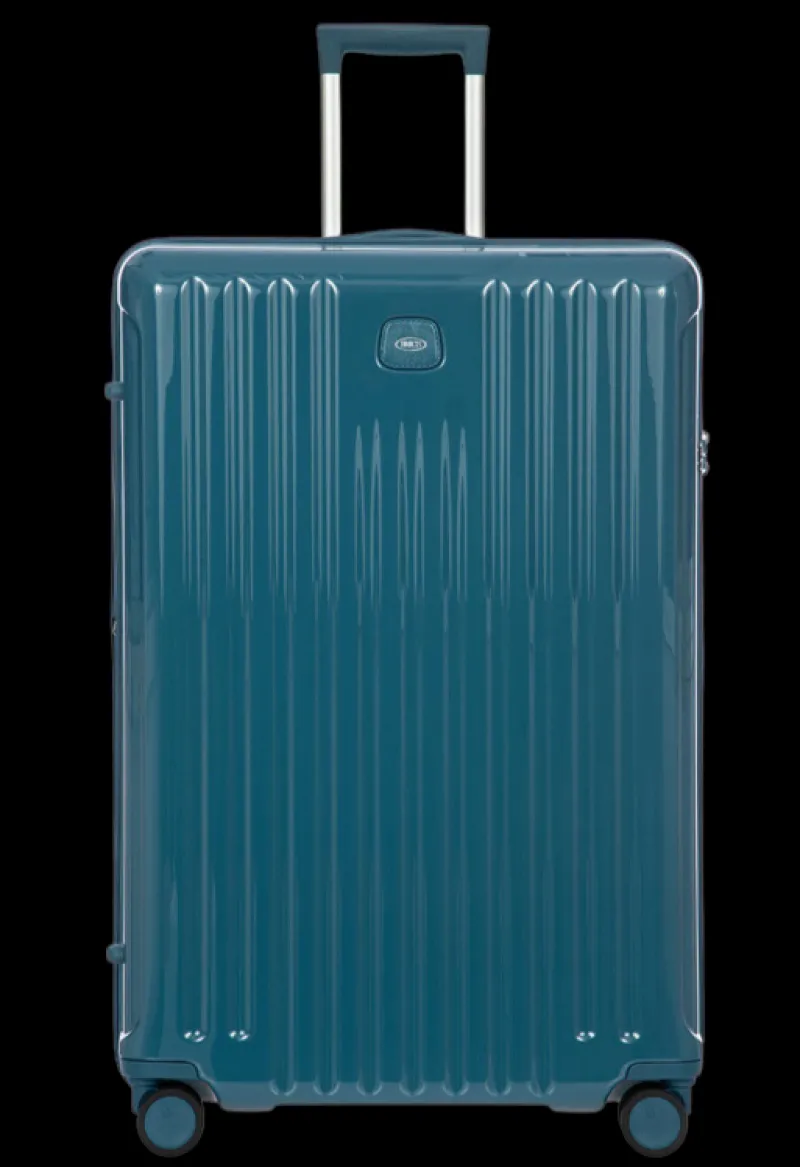 Brics Hardside Luggage-Positano Extra Large Monochrome Trolley 82cm - Sea Green