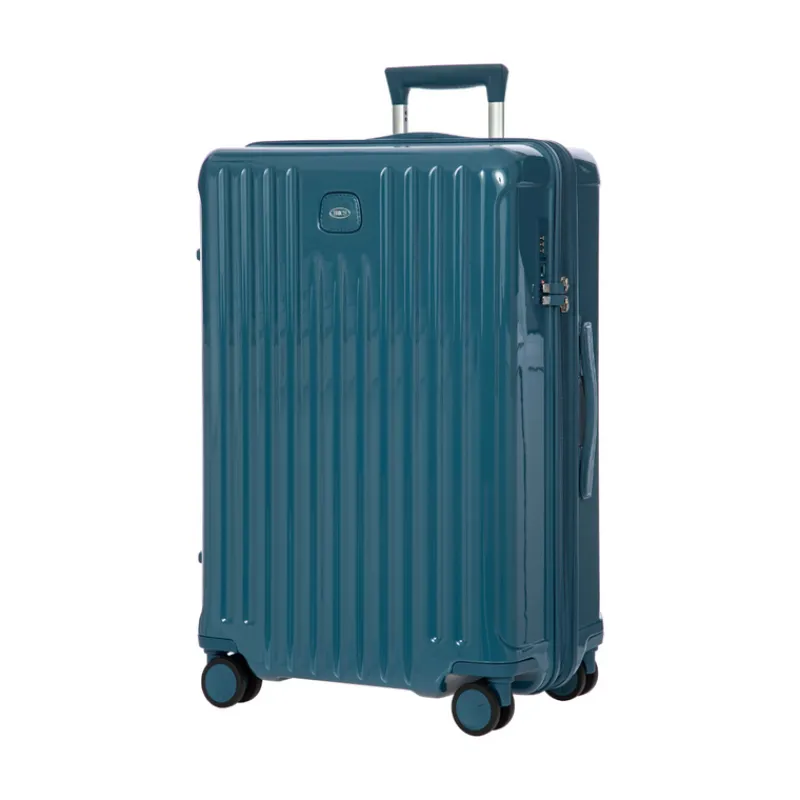 Brics Hardside Luggage-Positano Medium Monochrome Trolley 69cm - Sea Green