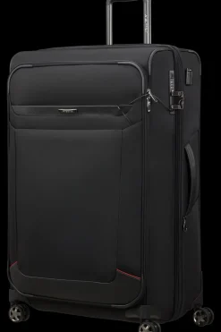 Samsonite Spinner (4 Wheel) | Softside Luggage-PRO-DLX 6 TRVL Spinner Expandable (4 wheels) 79cm - Black