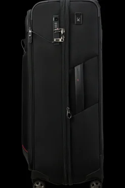 Samsonite Spinner (4 Wheel) | Softside Luggage-PRO-DLX 6 TRVL Spinner Expandable (4 wheels) 79cm - Black
