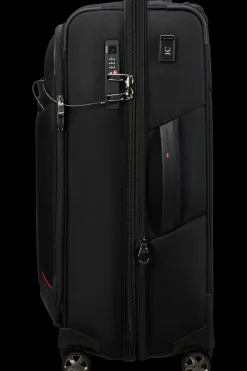 Samsonite Spinner (4 Wheel) | Softside Luggage-PRO-DLX 6 TRVL Spinner Expandable (4 wheels) 67cm - Black