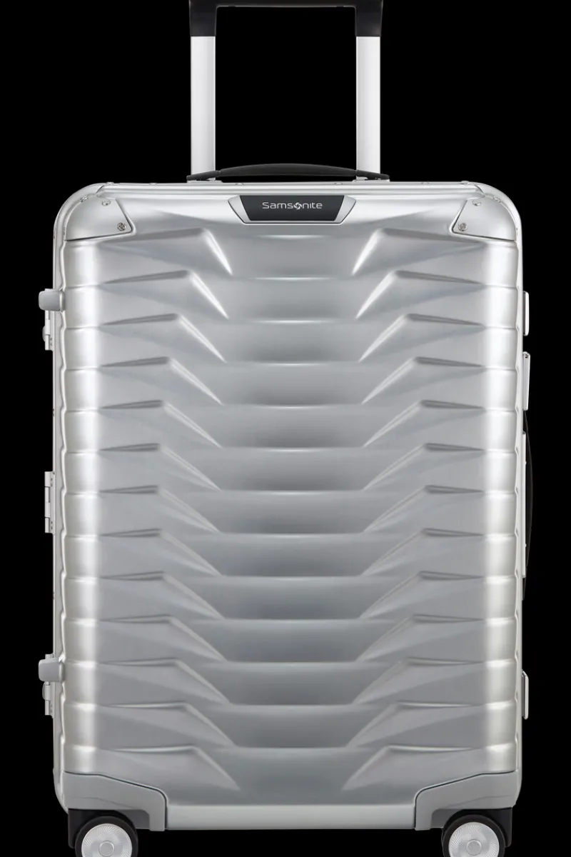 Samsonite Spinner (4 Wheel) | Hardside Luggage-PROXIS ALU Spinner (4 wheels) 55cm - Aluminium