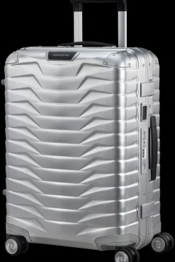 Samsonite Spinner (4 Wheel) | Hardside Luggage-PROXIS ALU Spinner (4 wheels) 55cm - Aluminium