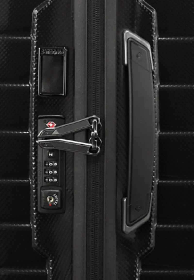 Samsonite Spinner (4 Wheel) | Lightweight Luggage-PROXIS 55cm (23/26cm) Spinner Expandable (4 Wheels) - Matt Graphite