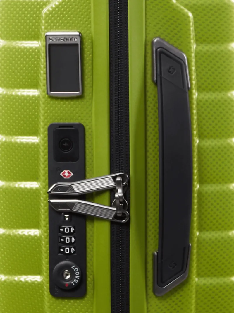 London Luggage Spinner (4 Wheel) | Hardside Luggage-PROXIS 55cm (20/23cm) Spinner Expandable (4 wheels) - Lime