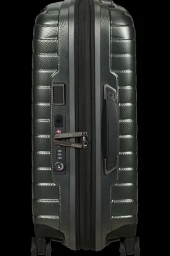Samsonite Spinner (4 Wheel) | Lightweight Luggage-PROXIS 55cm (20/23cm) Spinner Expandable (4 Wheels) - Matt Climbing Ivy