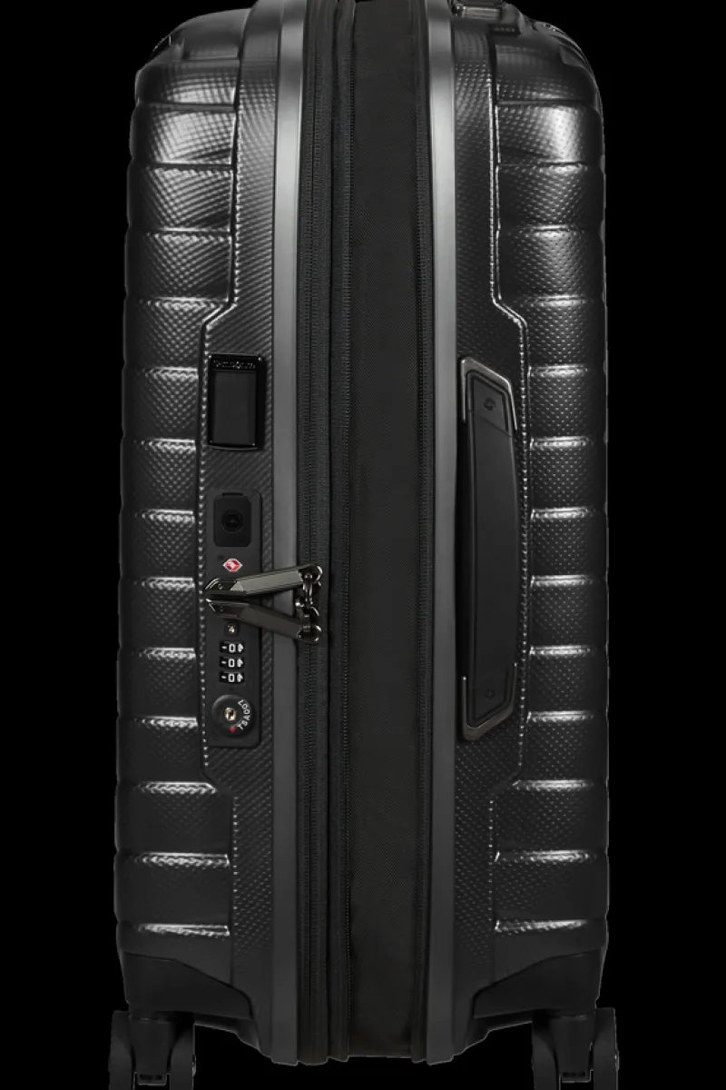 Samsonite Spinner (4 Wheel) | Lightweight Luggage-PROXIS 55cm (23/26cm) Spinner Expandable (4 Wheels) - Matt Graphite
