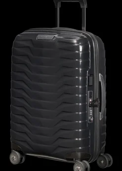 Samsonite Spinner (4 Wheel) | Hardside Luggage-PROXIS 55cm (20/23cm) Spinner Expandable (4 wheels) - Black