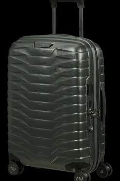 Samsonite Spinner (4 Wheel) | Lightweight Luggage-PROXIS 55cm (20/23cm) Spinner Expandable (4 Wheels) - Matt Climbing Ivy