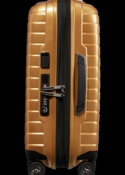 Samsonite Spinner (4 Wheel) | Hardside Luggage-PROXIS 55cm (20/23cm) Spinner Expandable (4 wheels) - Honey Gold