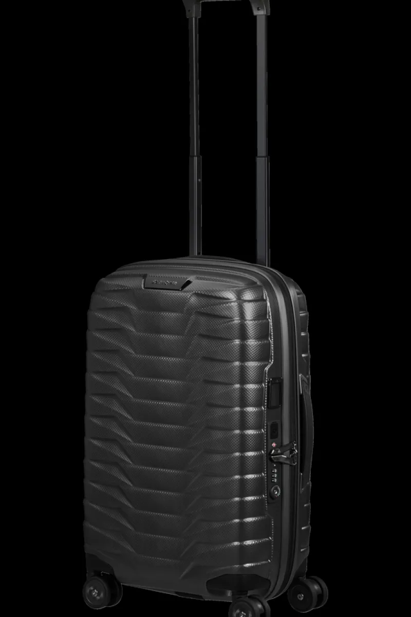 Samsonite Spinner (4 Wheel) | Lightweight Luggage-PROXIS 55cm (23/26cm) Spinner Expandable (4 Wheels) - Matt Graphite