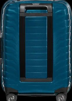 Samsonite Spinner (4 Wheel) | Lightweight Luggage-PROXIS 55cm (23/26cm) Spinner Expandable (4 wheels) - Petrol Blue