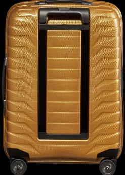 Samsonite Spinner (4 Wheel) | Hardside Luggage-PROXIS 55cm (20/23cm) Spinner Expandable (4 wheels) - Honey Gold