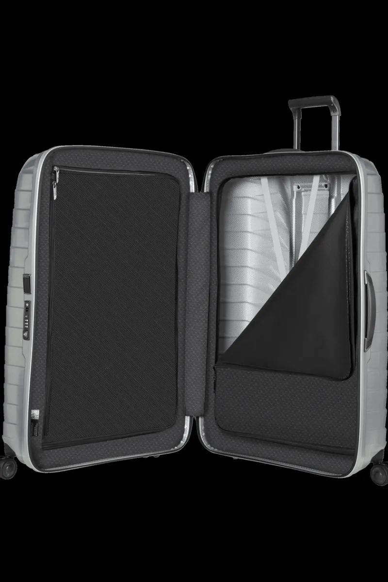 Samsonite Spinner (4 Wheel) | Lightweight Luggage-PROXIS Spinner (4 Wheels) 86cm - Silver