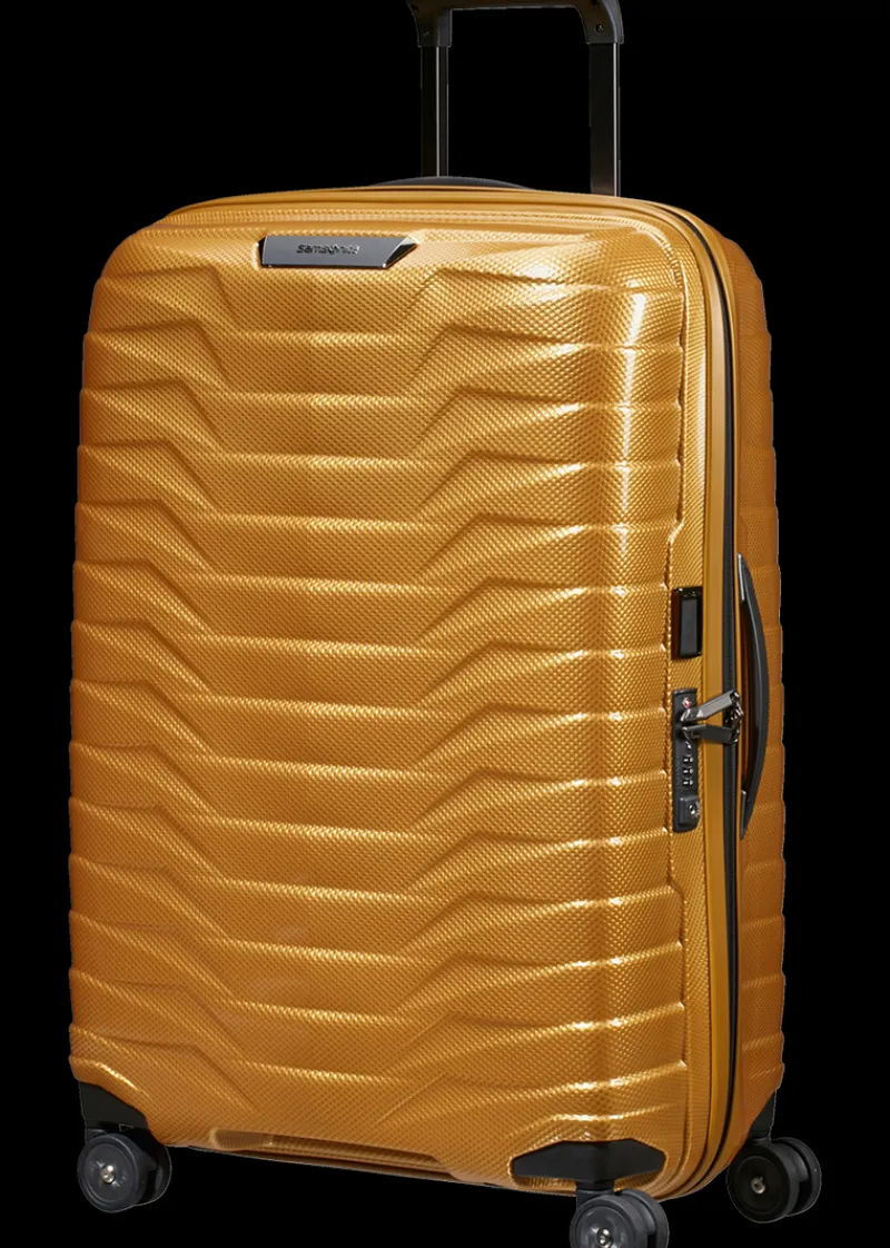 Samsonite Spinner (4 Wheel) | Lightweight Luggage-PROXIS Spinner (4 wheels) 69cm - Honey Gold