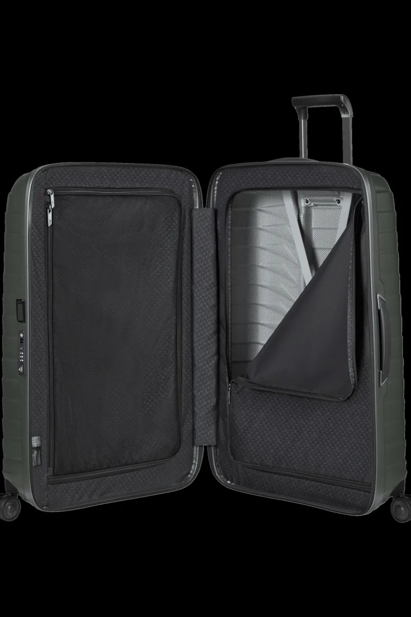Samsonite Spinner (4 Wheel) | Lightweight Luggage-PROXIS Spinner (4 Wheels) 86cm - Matt Climbing Ivy