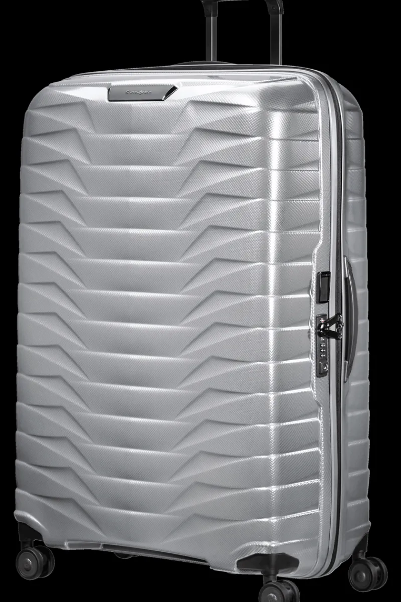Samsonite Spinner (4 Wheel) | Lightweight Luggage-PROXIS Spinner (4 Wheels) 86cm - Silver
