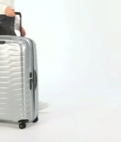 Samsonite Spinner (4 Wheel) | Lightweight Luggage-PROXIS Spinner (4 wheels) 81cm - Silver