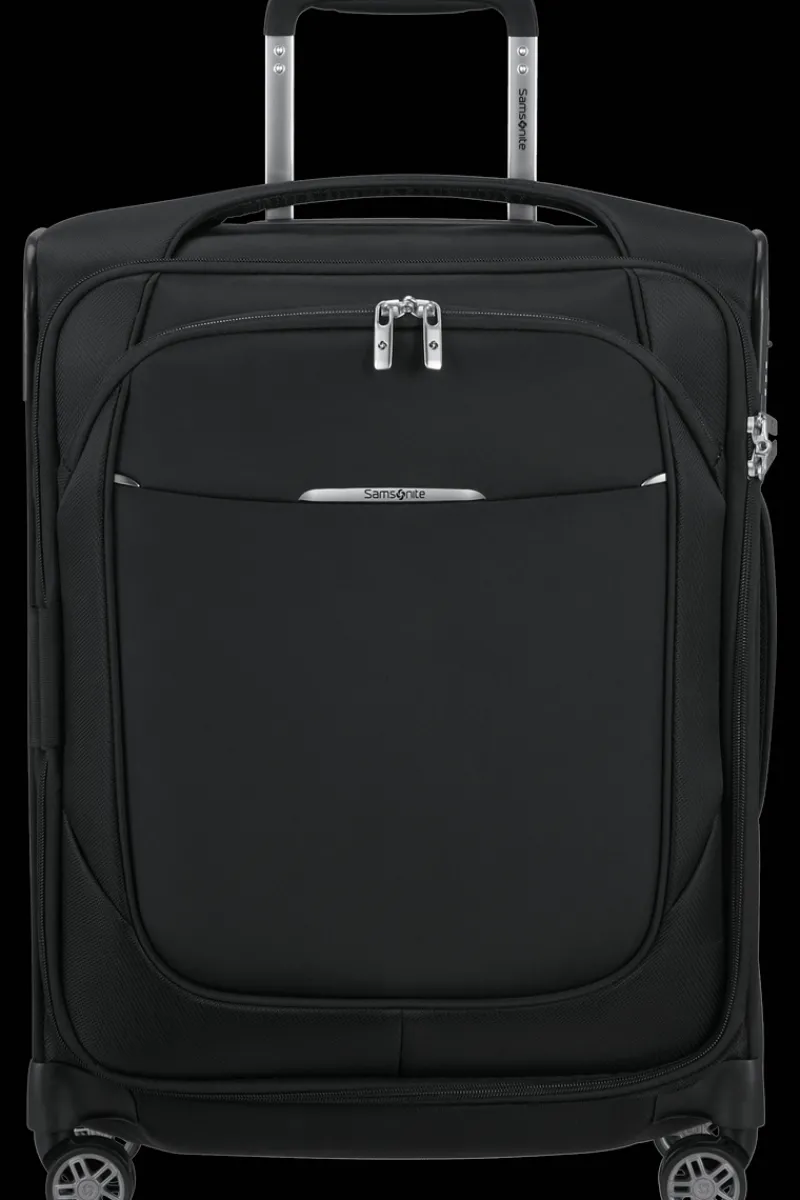 Samsonite Spinner (4 Wheel) | Lightweight Luggage-Re-Lite 55cm Spinner Expandable (4 wheels) - Black