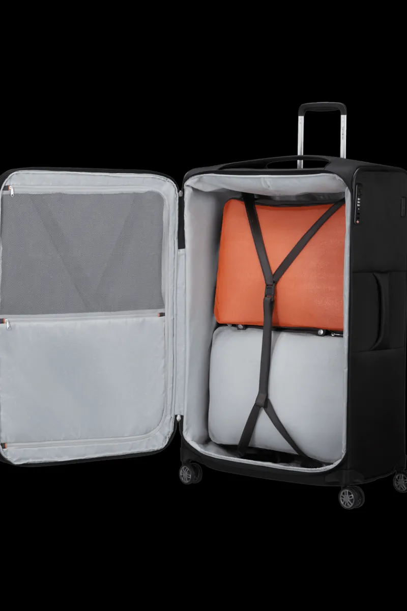 Samsonite Spinner (4 Wheel) | Lightweight Luggage-Re-Lite 83cm Spinner Expandable (4 wheels) - Black