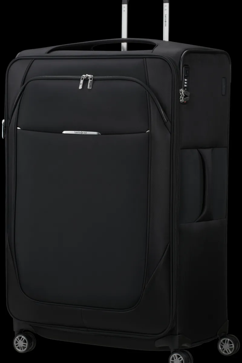Samsonite Spinner (4 Wheel) | Lightweight Luggage-Re-Lite 83cm Spinner Expandable (4 wheels) - Black