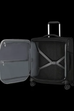 Samsonite Spinner (4 Wheel) | Softside Luggage-RESPARK 56cm Spinner (4 wheels) - Ozone Black