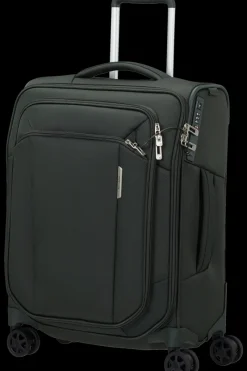 Samsonite Spinner (4 Wheel) | Softside Luggage-RESPARK 55cm Spinner (4 wheels) - Forest Green