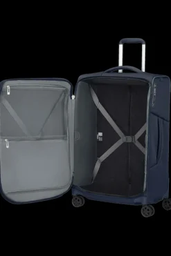 Samsonite Spinner (4 Wheel) | Softside Luggage-RESPARK 67cm Spinner Expandable (4 wheels) - Midnight Blue