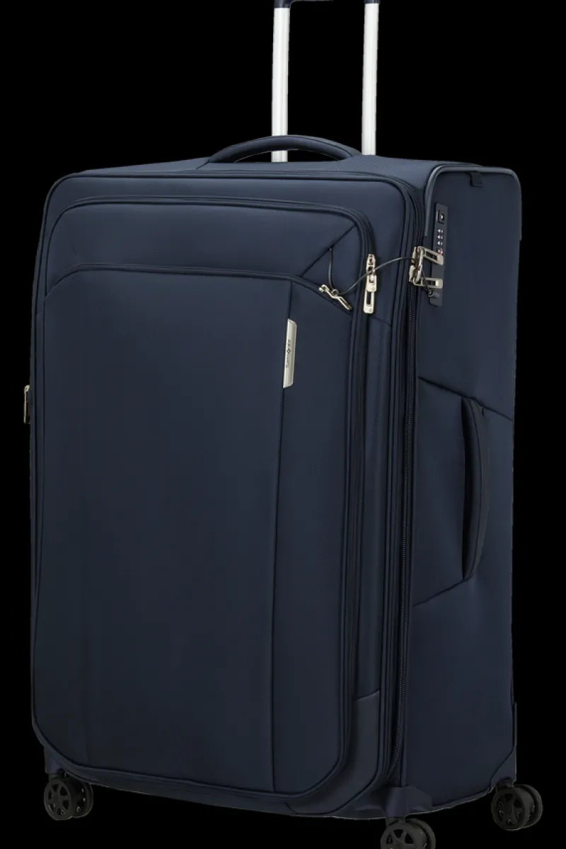 Samsonite Spinner (4 Wheel) | Eco Friendly Luggage-RESPARK 82cm Spinner Expandable (4 wheels) - Midnight Blue