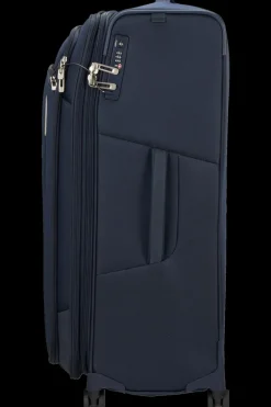 London Luggage Spinner (4 Wheel) | Eco Friendly Luggage-RESPARK 79cm Spinner Expandable (4 wheels) - Midnight Blue