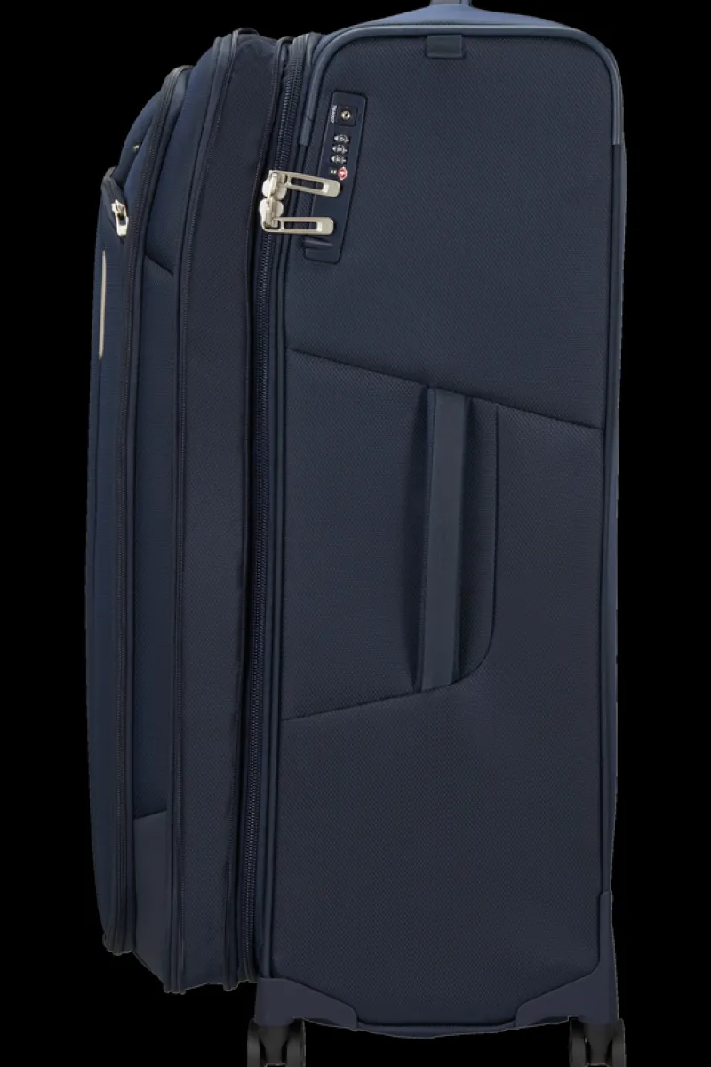 London Luggage Spinner (4 Wheel) | Eco Friendly Luggage-RESPARK 79cm Spinner Expandable (4 wheels) - Midnight Blue