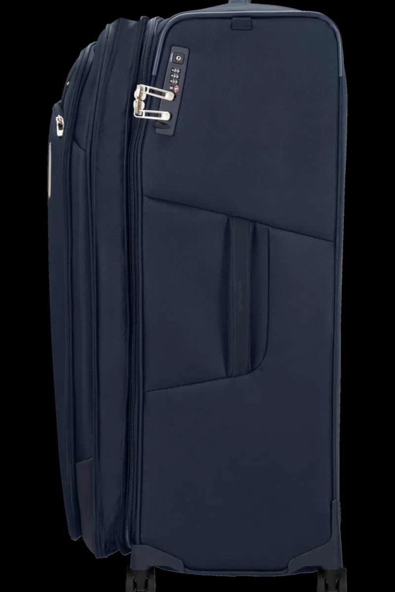 Samsonite Spinner (4 Wheel) | Eco Friendly Luggage-RESPARK 82cm Spinner Expandable (4 wheels) - Midnight Blue