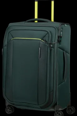 Samsonite Spinner (4 Wheel) | Softside Luggage-RESPARK 67cm Spinner Expandable (4 wheels) - Dark Teal