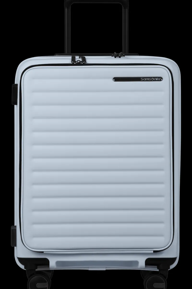 Samsonite Spinner (4 Wheel) | Hardside Luggage-RESTACKD Spinner Expandable (4 wheels) 55cm - Glacier