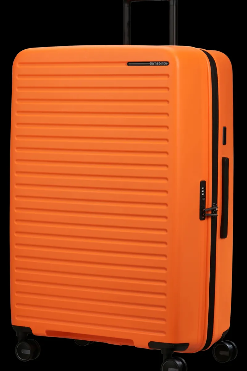 Samsonite Spinner (4 Wheel) | Hardside Luggage-RESTACKD Spinner Expandable (4 wheels) 81cm - Papaya