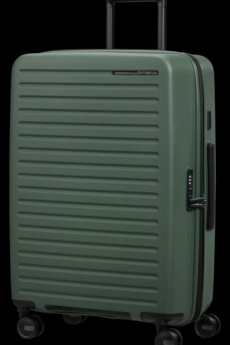 Samsonite Spinner (4 Wheel) | Hardside Luggage-RESTACKD Spinner Expandable (4 wheels) 68cm - Sage