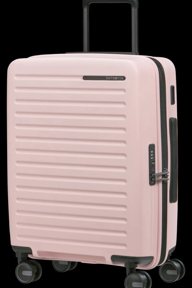 Samsonite Spinner (4 Wheel) | Hardside Luggage-RESTACKD Spinner Expandable (4 wheels) 55cm - Rose