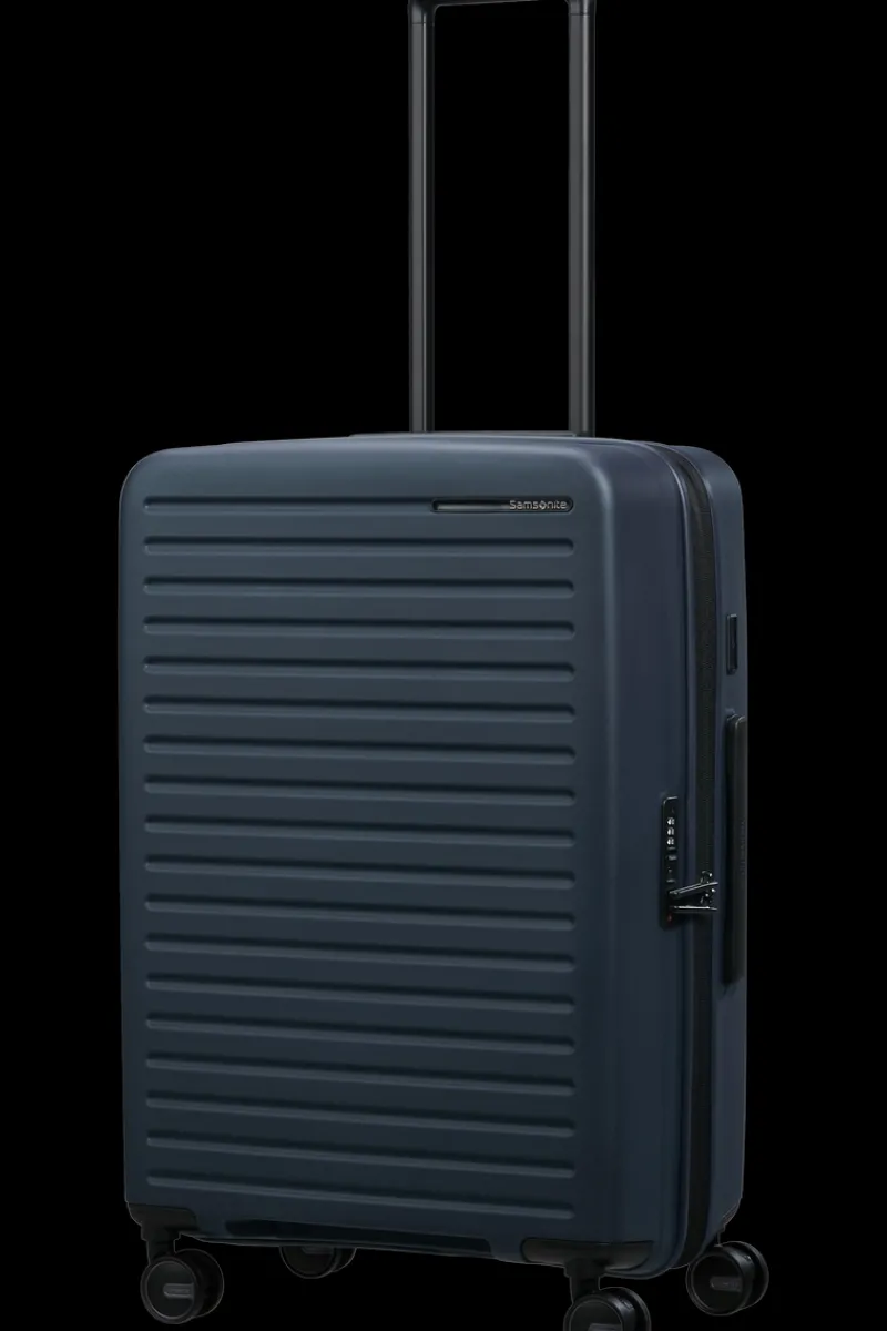 Samsonite Spinner (4 Wheel) | Hardside Luggage-RESTACKD Spinner Expandable (4 wheels) 68cm - Midnight