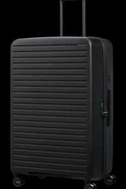 Samsonite Spinner (4 Wheel) | Hardside Luggage-RESTACKD Spinner Expandable (4 wheels) 81cm - Black