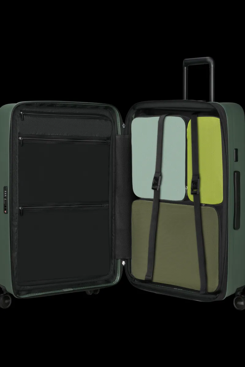 Samsonite Spinner (4 Wheel) | Hardside Luggage-RESTACKD Spinner Expandable (4 wheels) 75cm - Sage