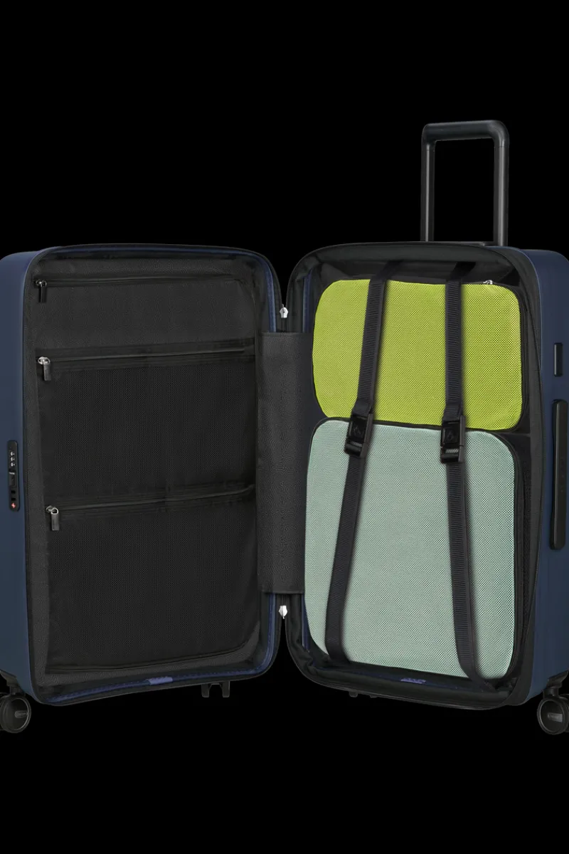 Samsonite Spinner (4 Wheel) | Hardside Luggage-RESTACKD Spinner Expandable (4 wheels) 68cm - Midnight
