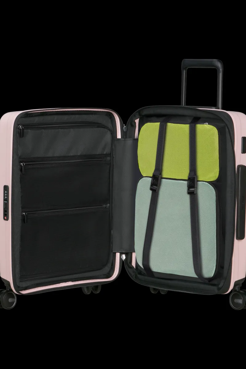 Samsonite Spinner (4 Wheel) | Hardside Luggage-RESTACKD Spinner Expandable (4 wheels) 55cm - Rose