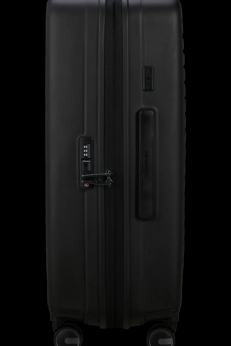 Samsonite Spinner (4 Wheel) | Hardside Luggage-RESTACKD Spinner Expandable (4 wheels) 68cm - Black