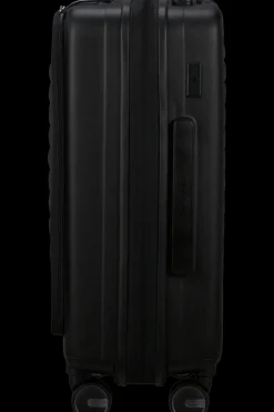 Samsonite Spinner (4 Wheel) | Hardside Luggage-RESTACKD Spinner Expandable (4 wheels) 55cm - Black