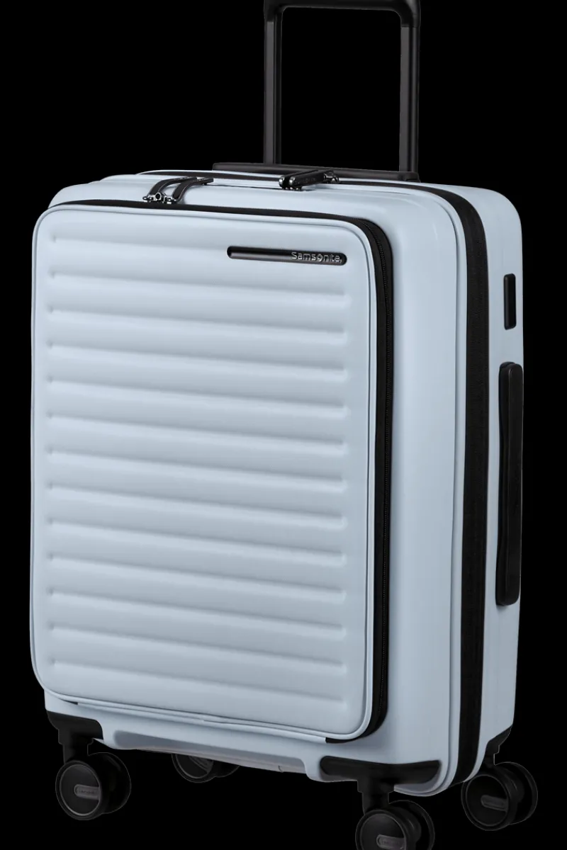Samsonite Spinner (4 Wheel) | Hardside Luggage-RESTACKD Spinner Expandable (4 wheels) 55cm - Glacier