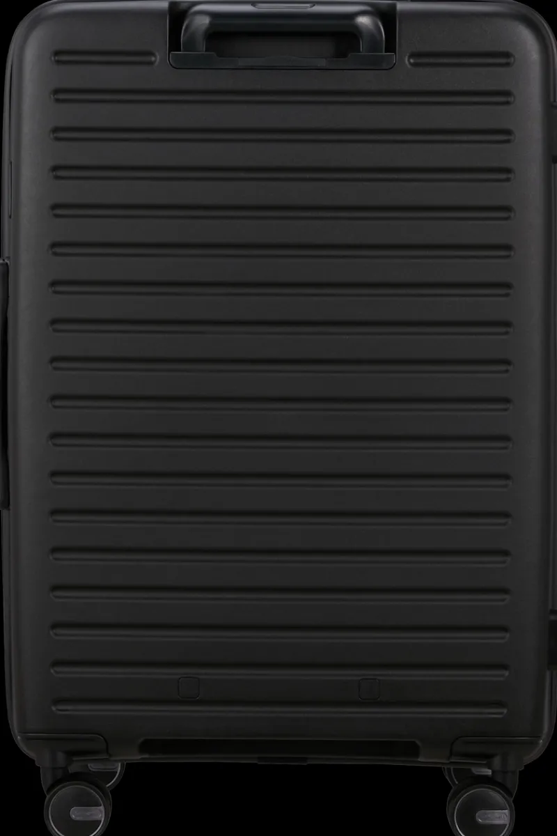 Samsonite Spinner (4 Wheel) | Hardside Luggage-RESTACKD Spinner Expandable (4 wheels) 68cm - Black