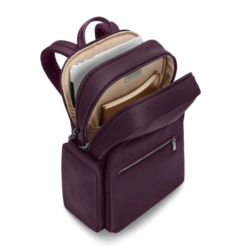 Briggs & Riley Backpacks-RHAPSODY Medium Backpack - Plum